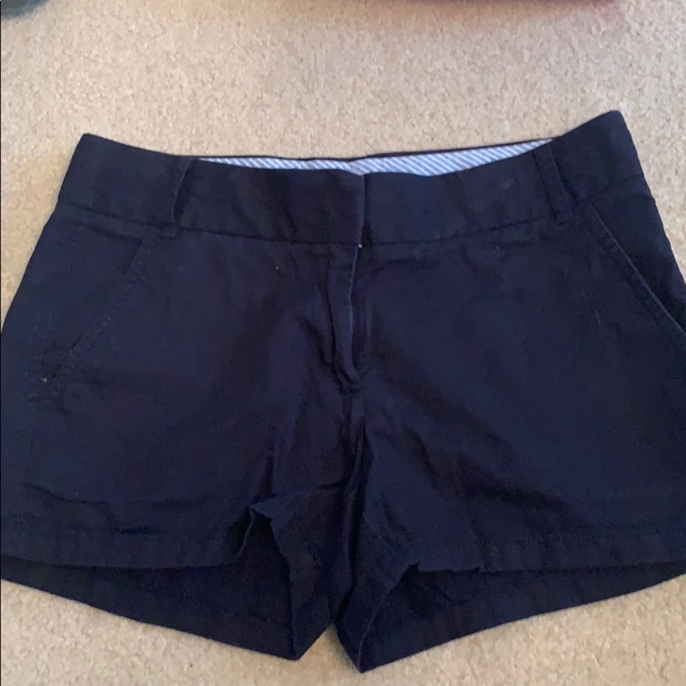 J Crew Navy Chino Shorts